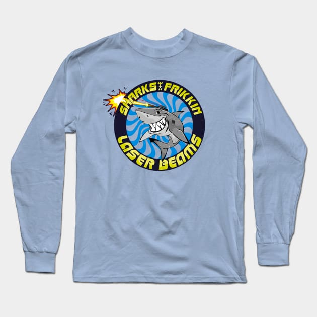 Shark with frikkin laser beams Long Sleeve T-Shirt by BOEC Gear